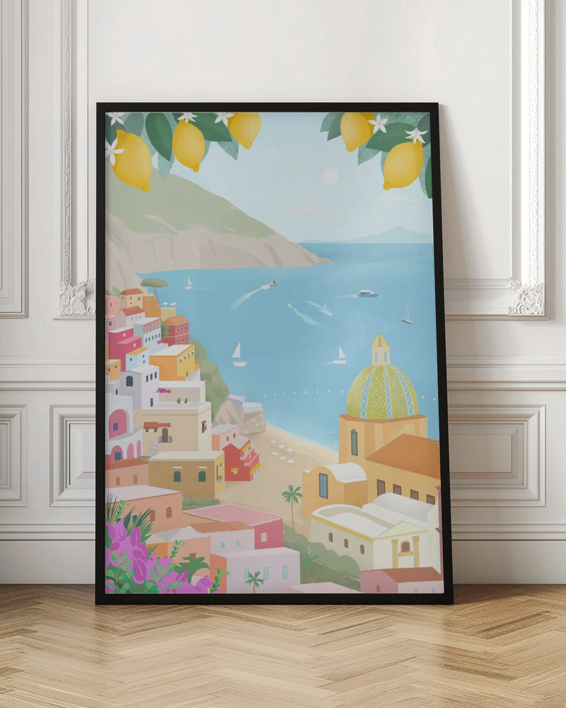 Positano, Italy Poster och Canvastavla