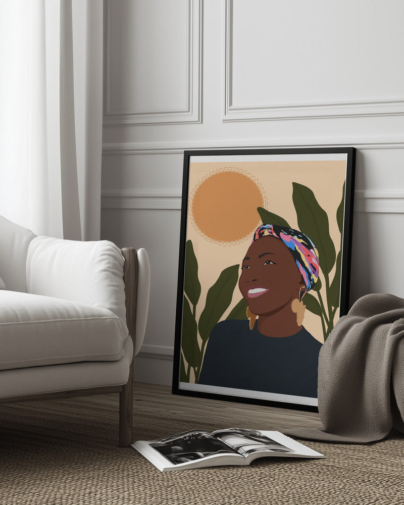 Sunny smile Poster och Canvastavla