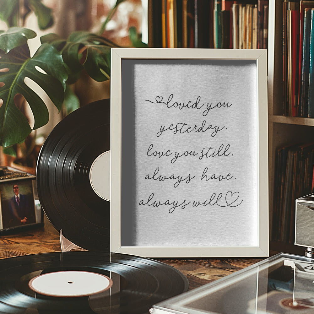 Love Note Poster och Canvastavla