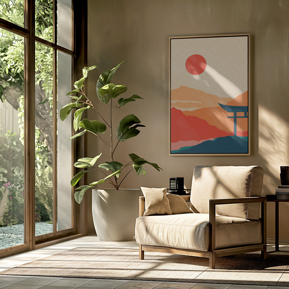 Sunset Delight Poster och Canvastavla