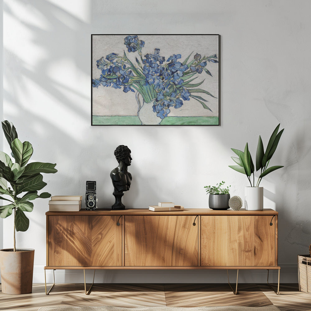 Vincent Van Gogh's Irises (1890). Poster och Canvastavla