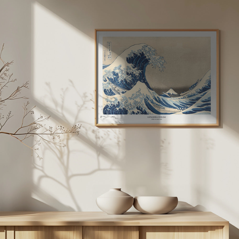 Under The Great Wave Poster och Canvastavla