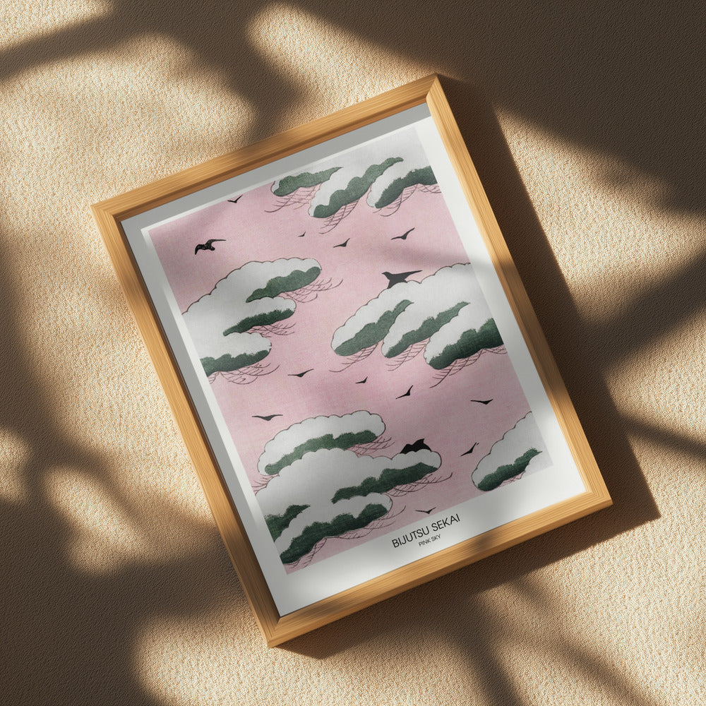 Pink Sky Poster och Canvastavla