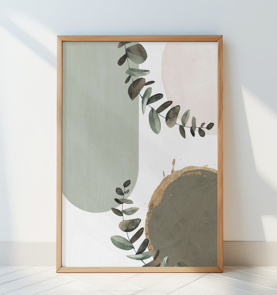 Green In Boho 2 Poster och Canvastavla