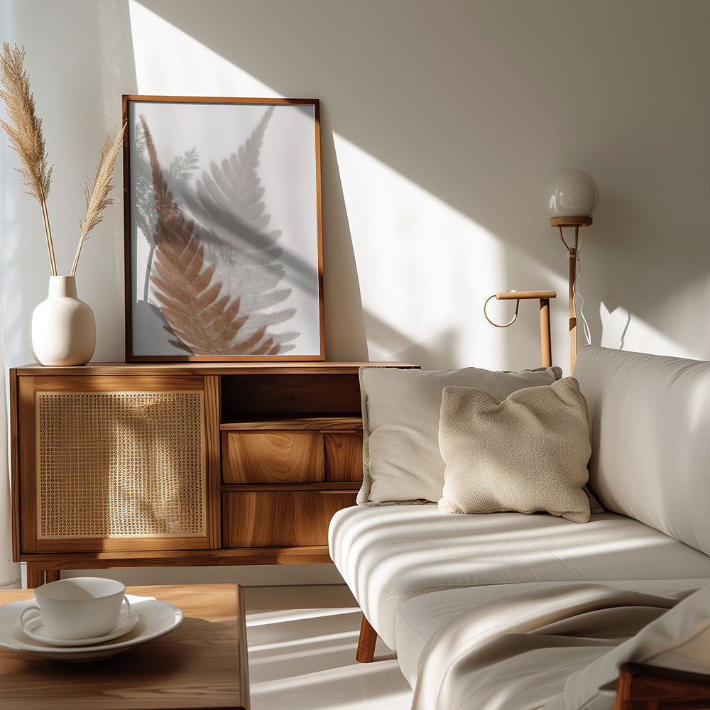 Autumn Fern Poster och Canvastavla