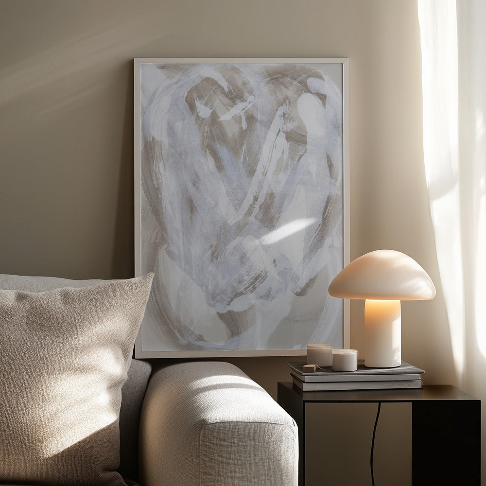 Abstract Brush Strokes 146 Poster och Canvastavla