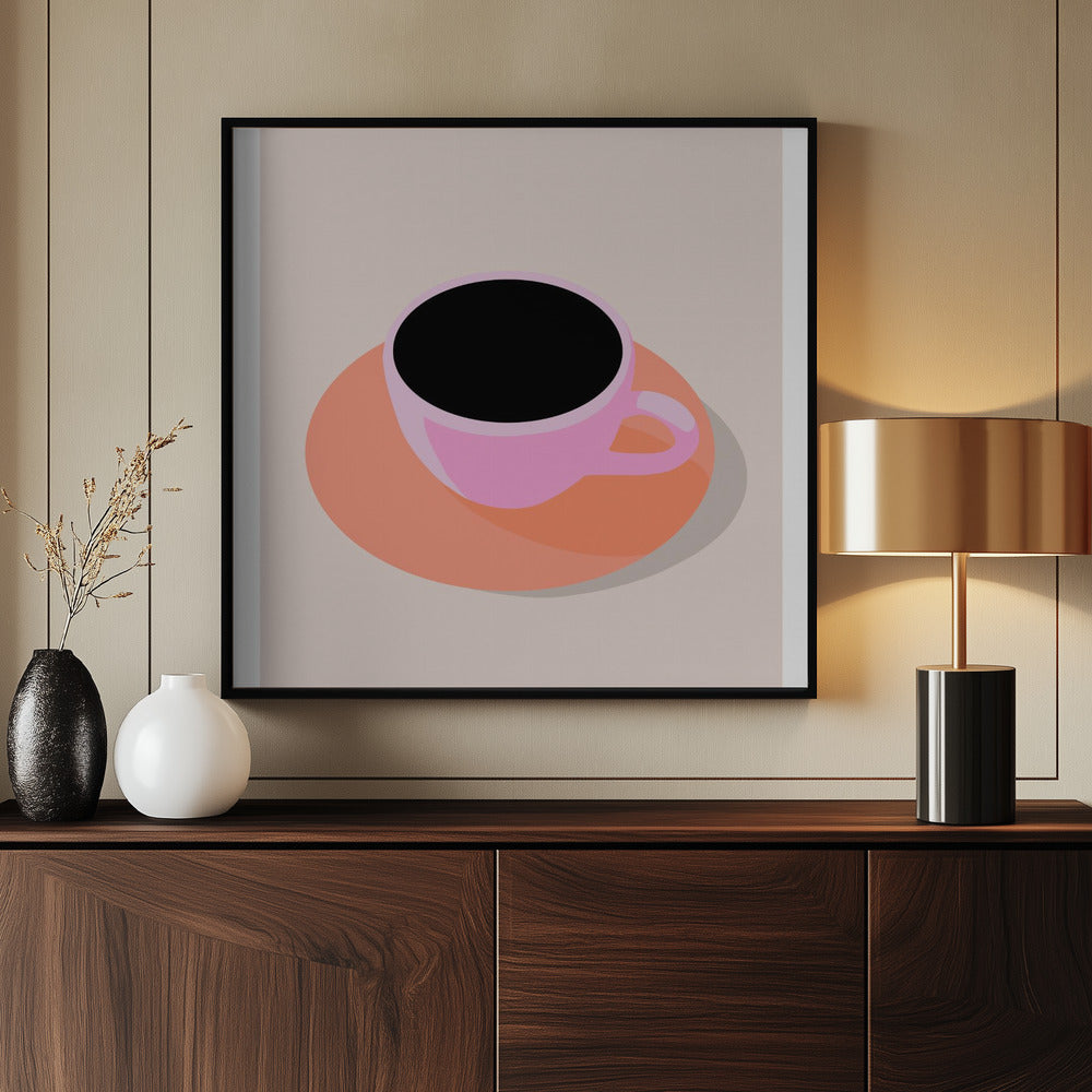 More Espresso Less Depresso Poster och Canvastavla