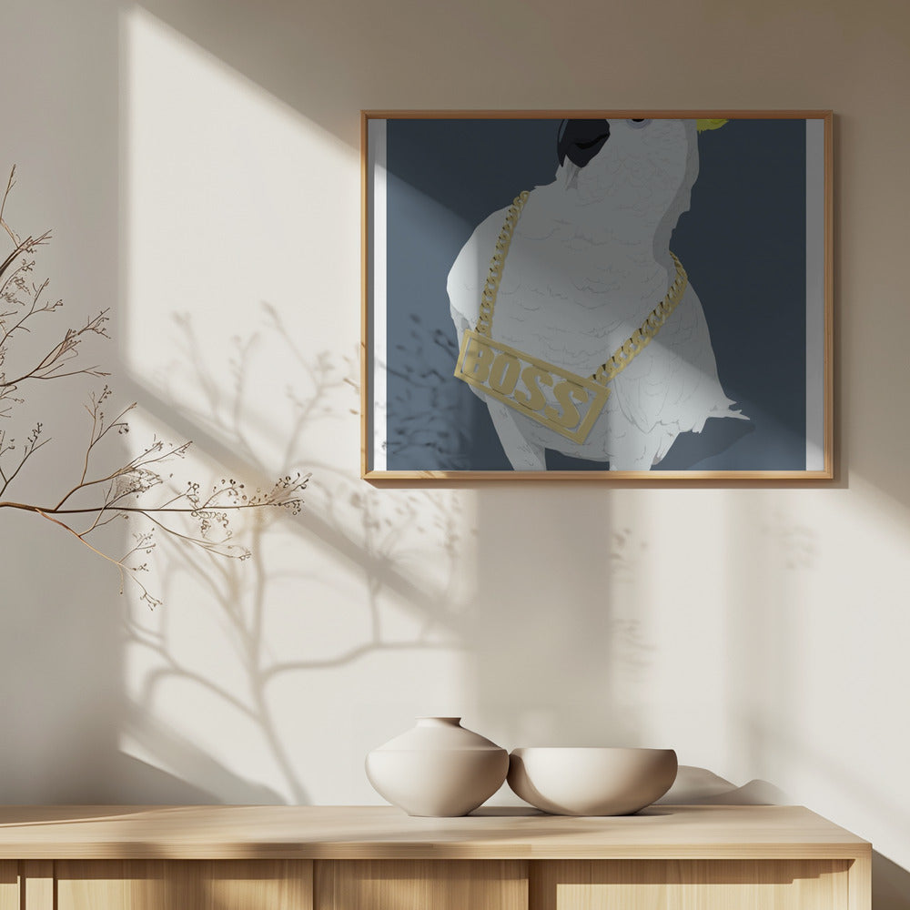 Swag Parrot Poster och Canvastavla