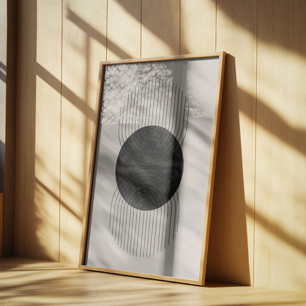 Perfect Point Black Poster och Canvastavla