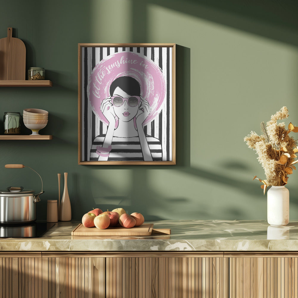 Sunshine Girl Poster och Canvastavla