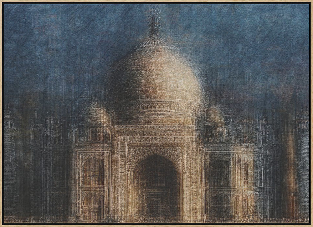 Taj Mahal Poster och Canvastavla