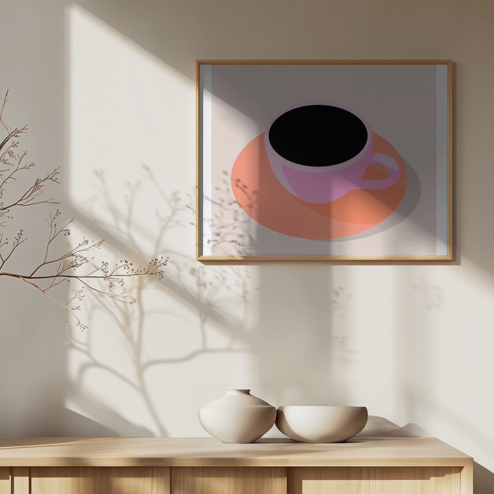 More Espresso Less Depresso Poster och Canvastavla