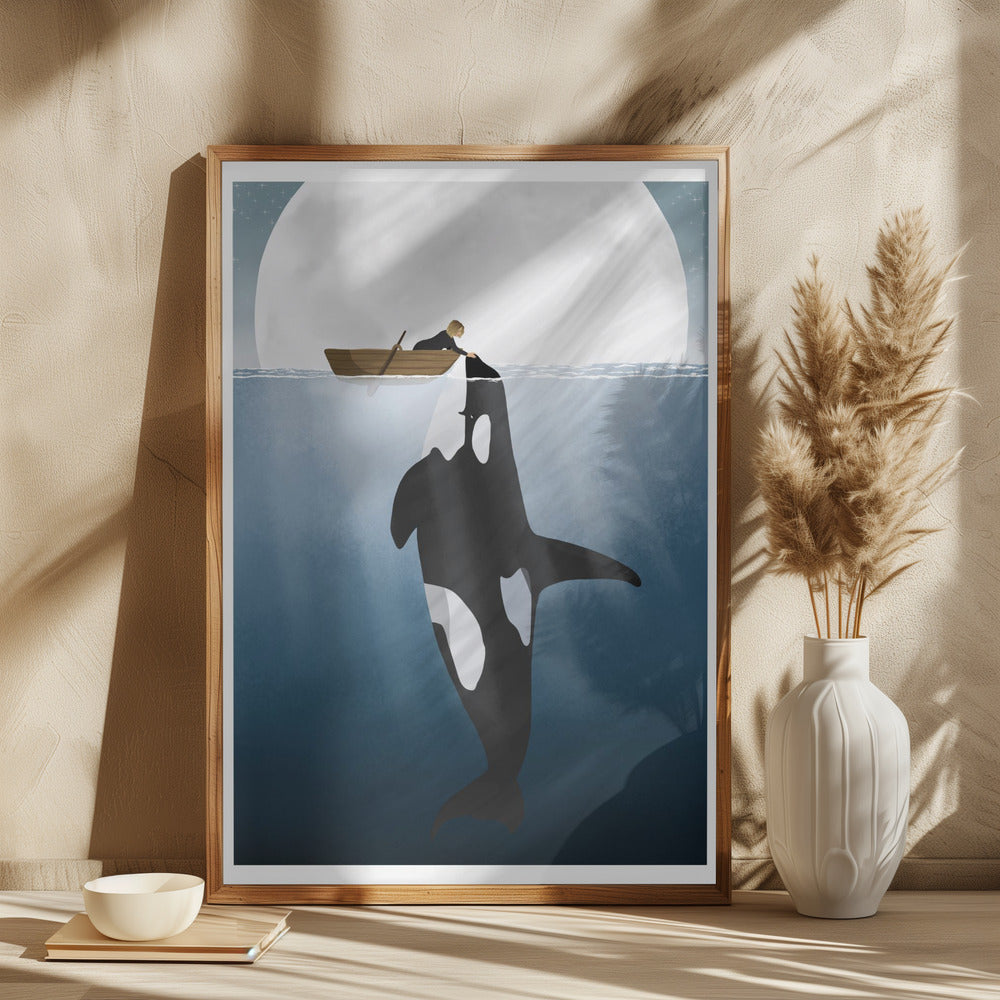 Orca Poster och Canvastavla