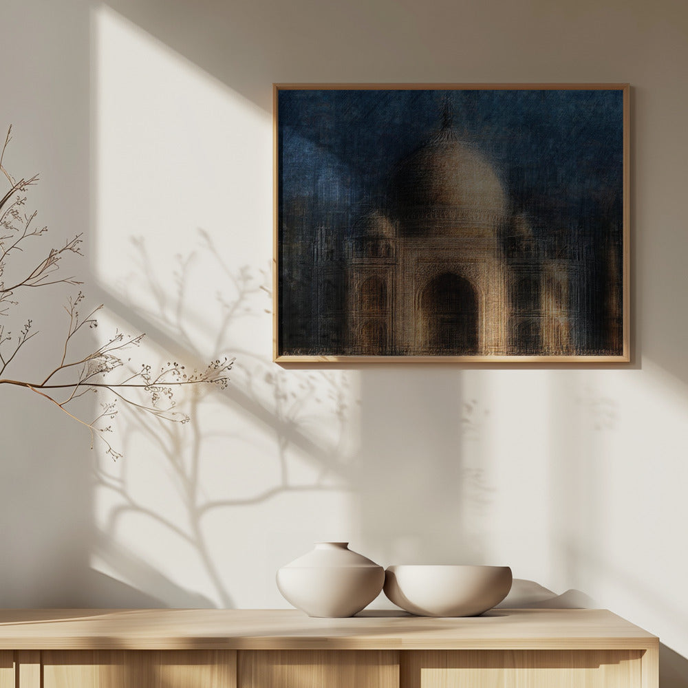 Taj Mahal Poster och Canvastavla