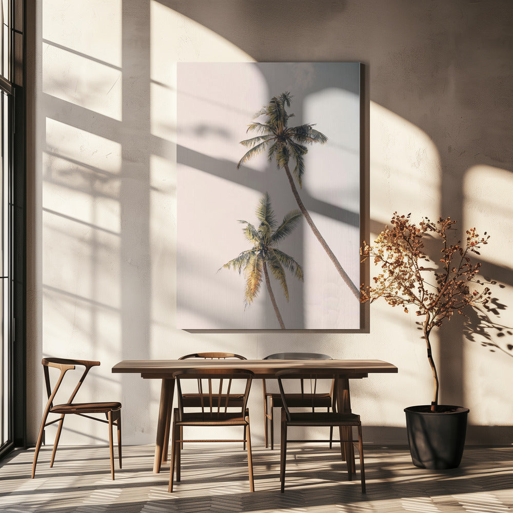 Tropical Palms Poster och Canvastavla