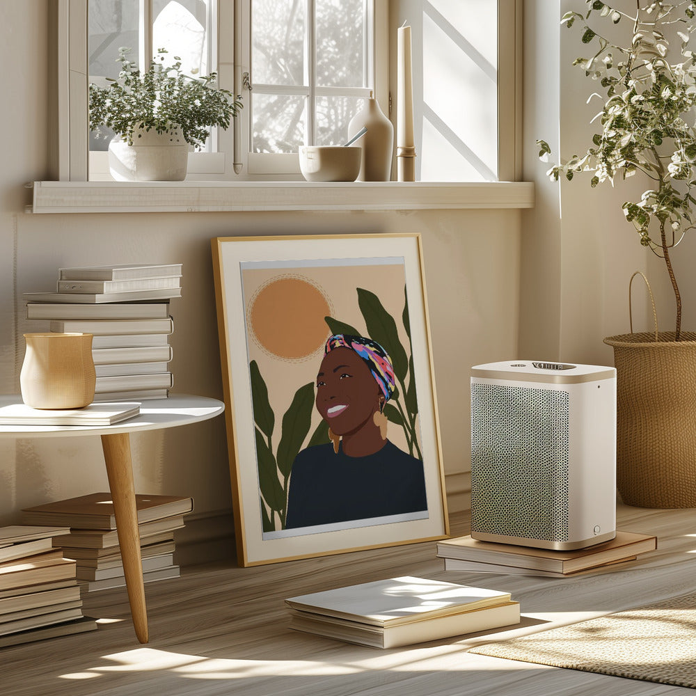 Sunny smile Poster och Canvastavla