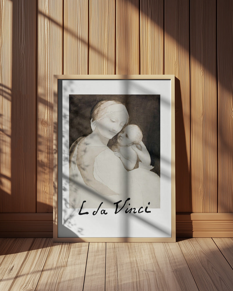 Madonna and Child Poster och Canvastavla