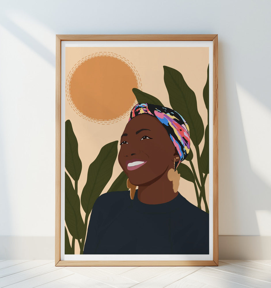 Sunny smile Poster och Canvastavla