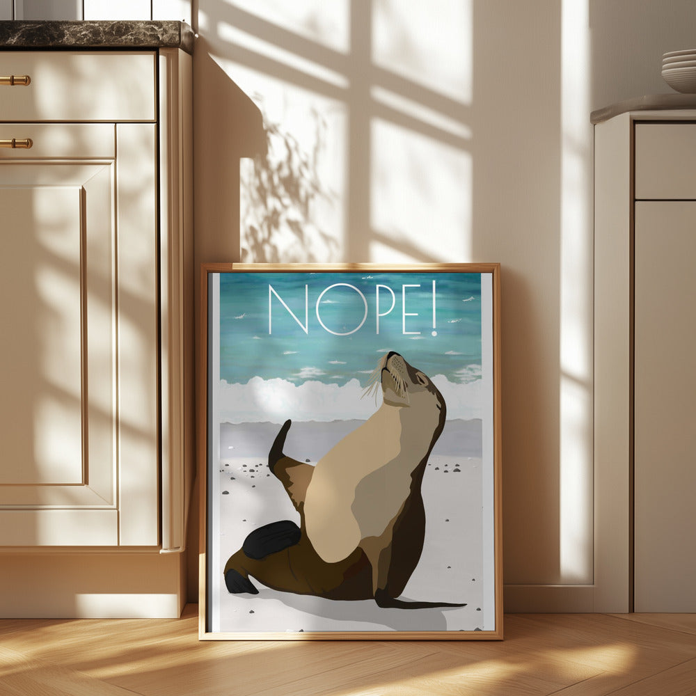 Nope! Poster och Canvastavla