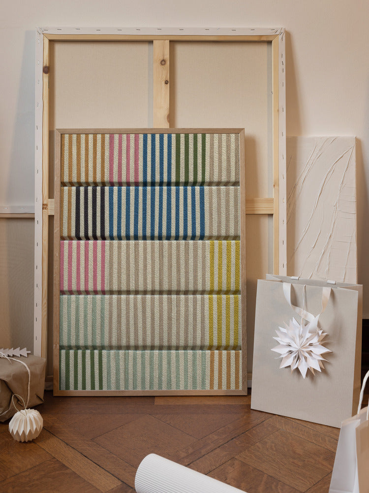 Pelco Stripe Multi Pictufy Poster och Canvastavla