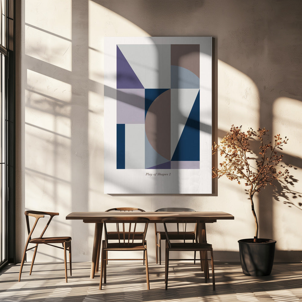 Play of Shapes 2 Poster och Canvastavla