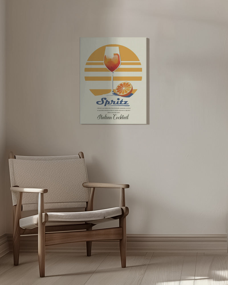 Spritz summer print Poster och Canvastavla