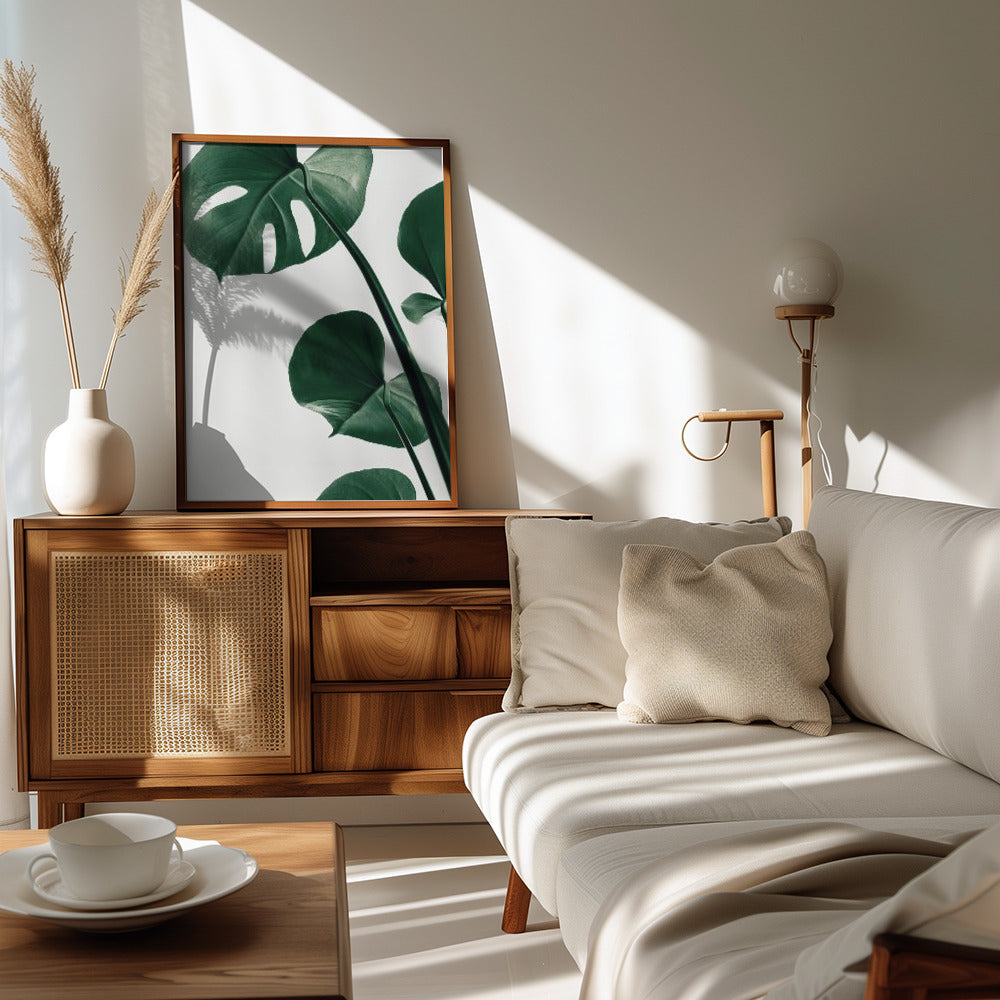 Monstera Natural 38 Poster och Canvastavla