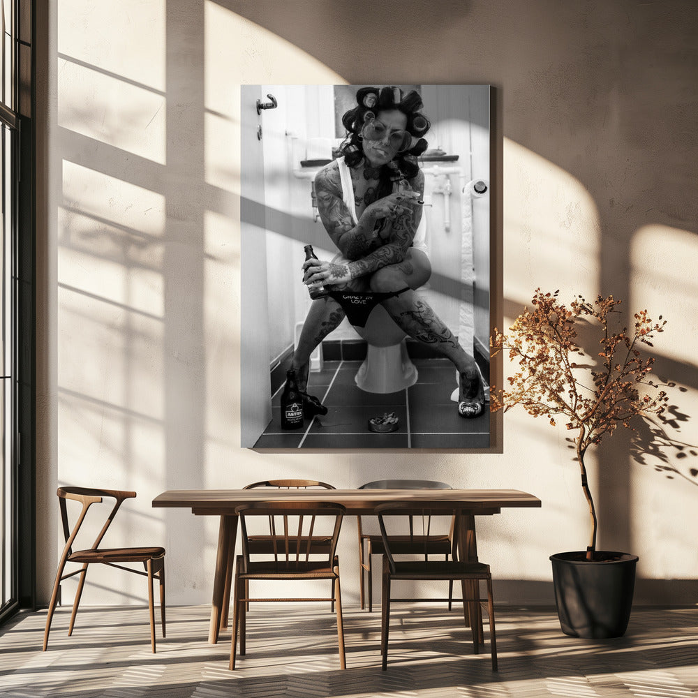 WC Poster och Canvastavla