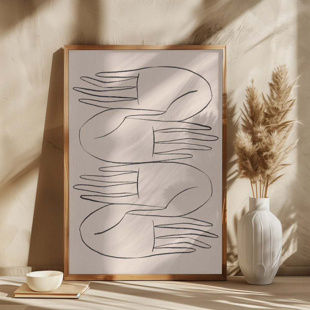 Helping Hands Poster och Canvastavla