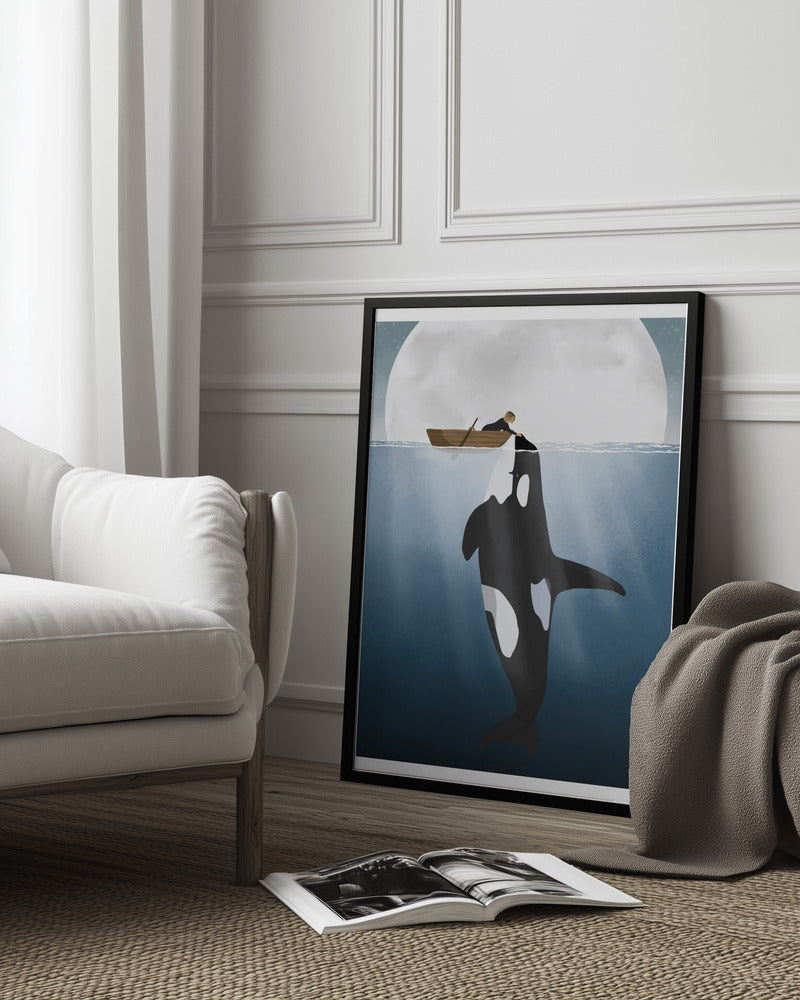 Orca Poster och Canvastavla