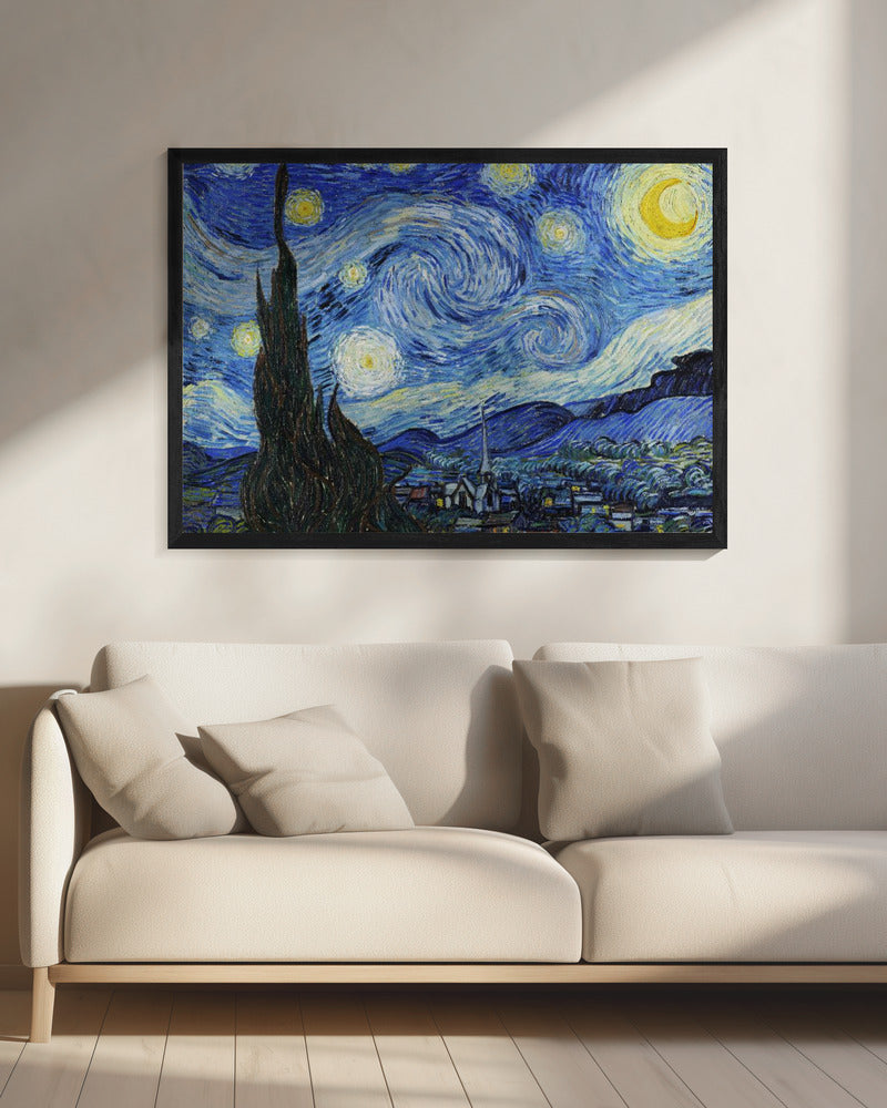 The Starry Night Poster och Canvastavla