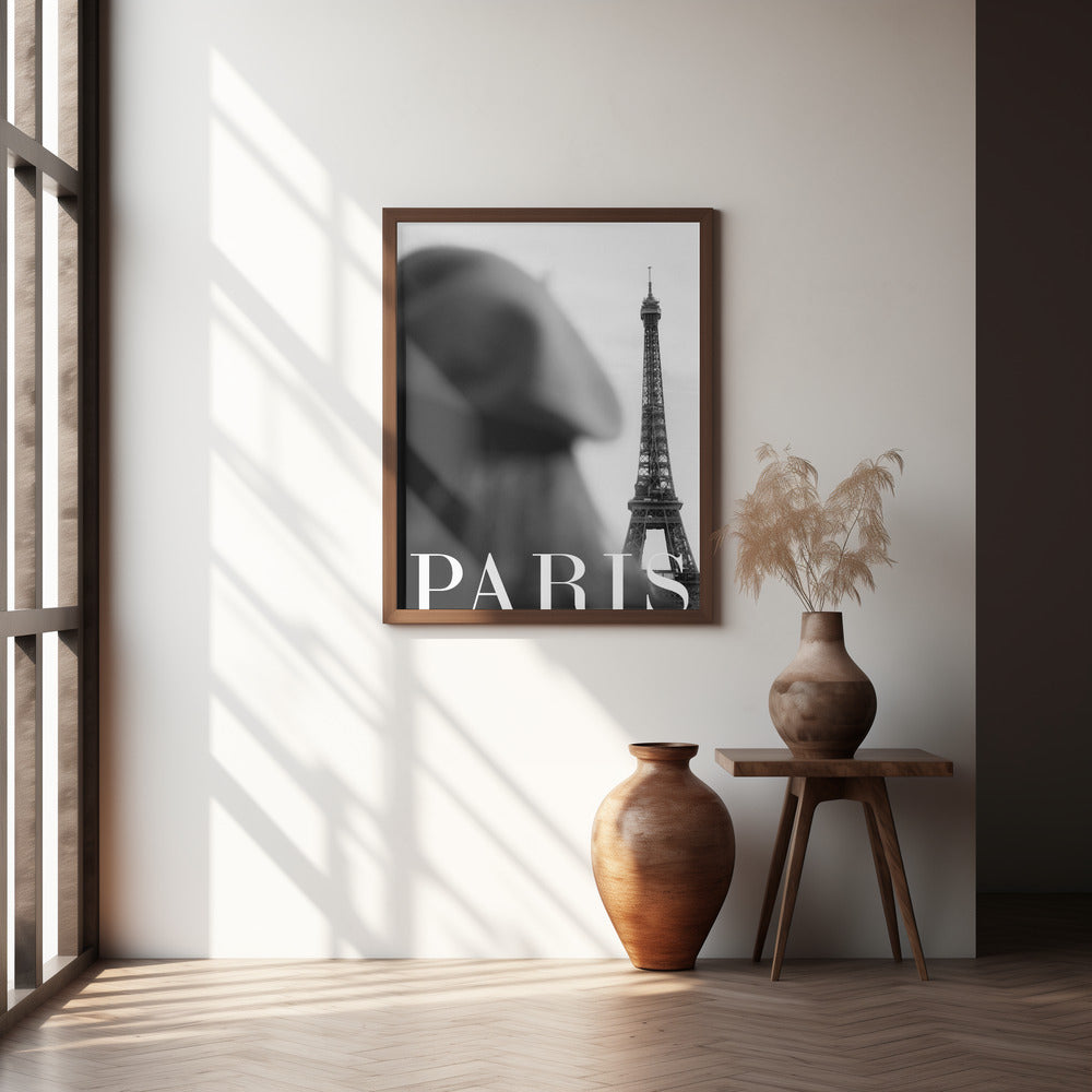 Paris Text 4 Poster och Canvastavla