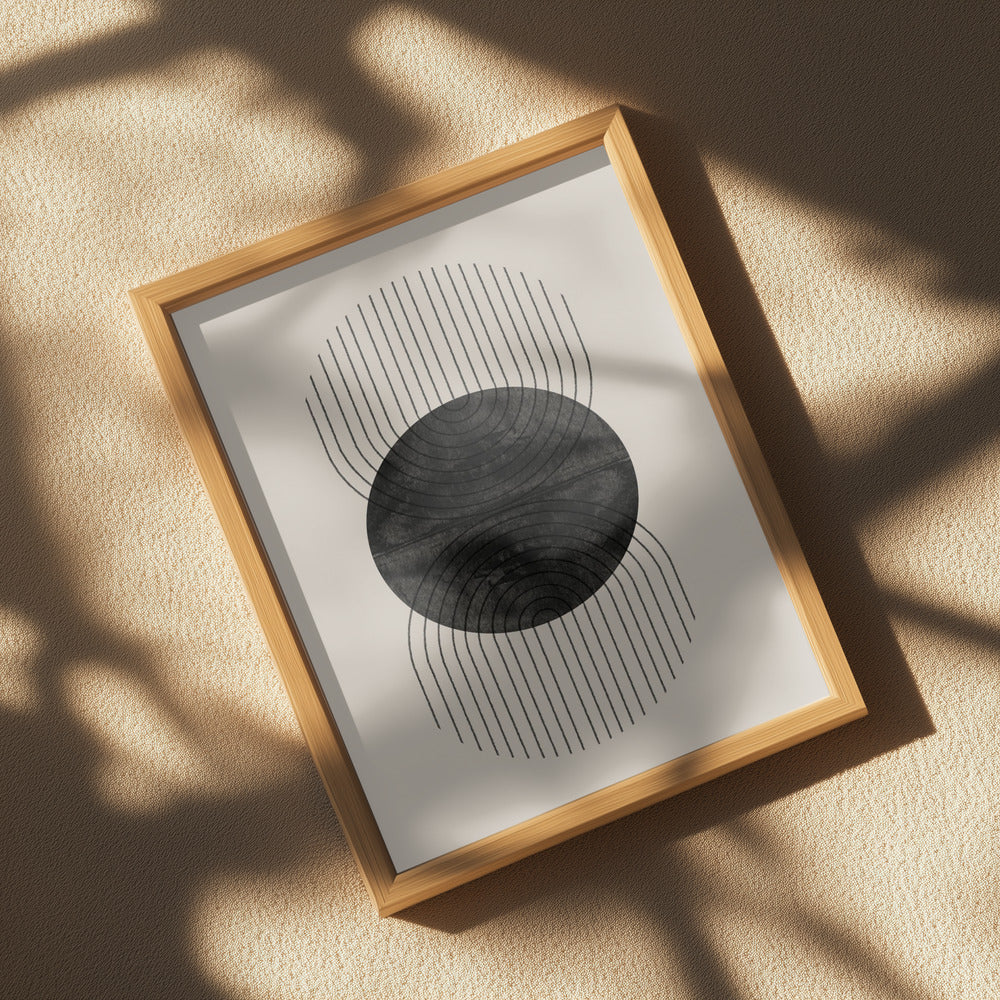 Perfect Point Black Poster och Canvastavla