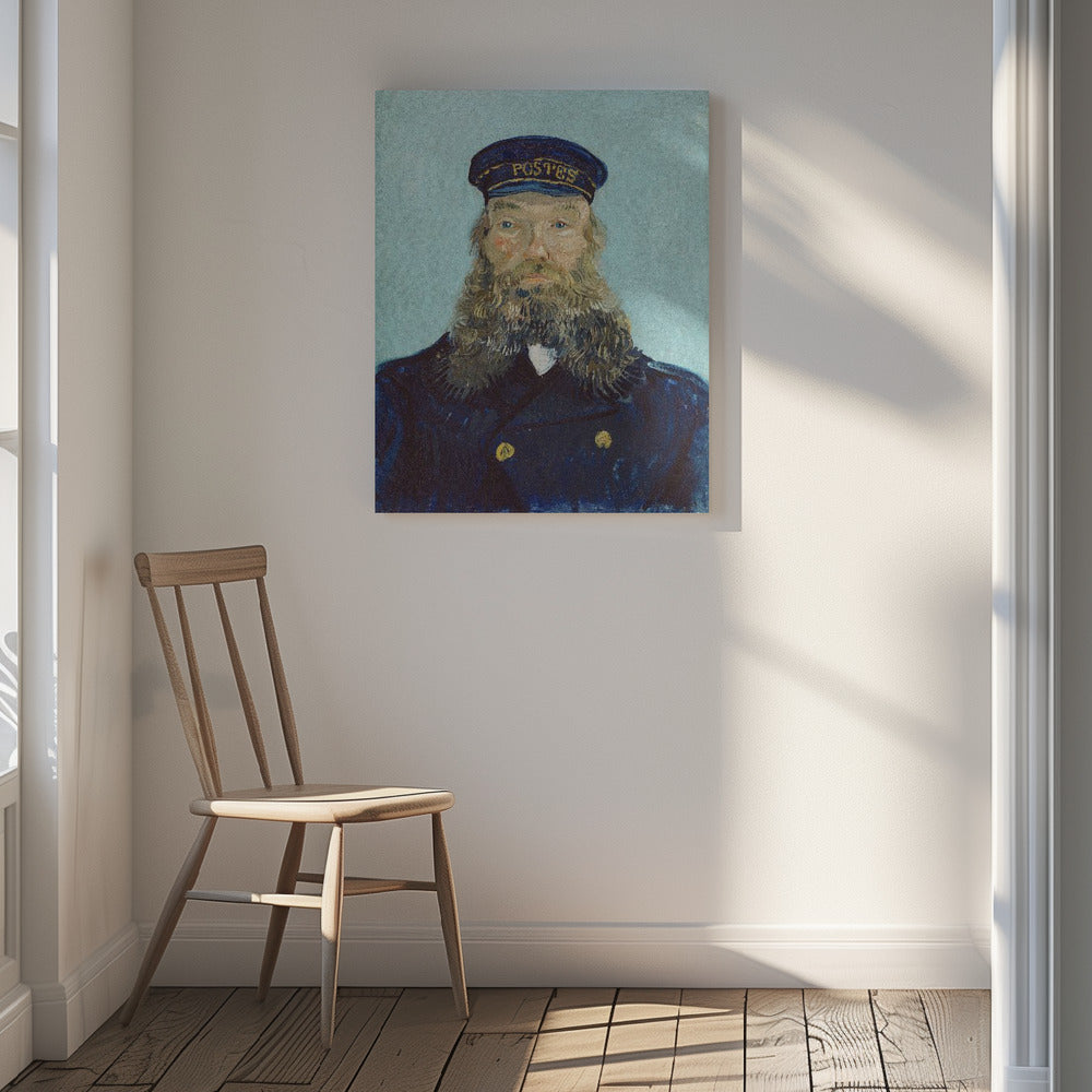 Vincent Van Gogh's Portrait of Postman Roulin (1888) Poster och Canvastavla