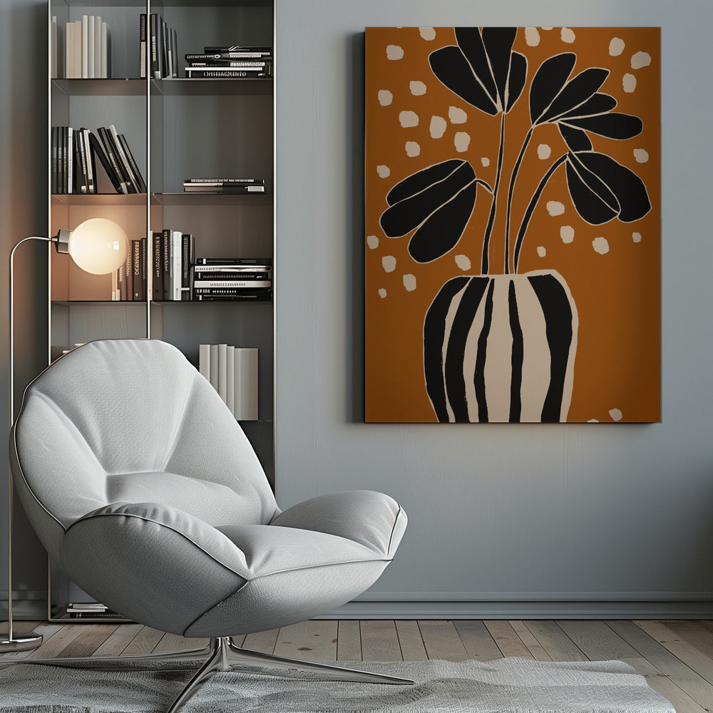 Ochre Still Life No 4 Poster och Canvastavla