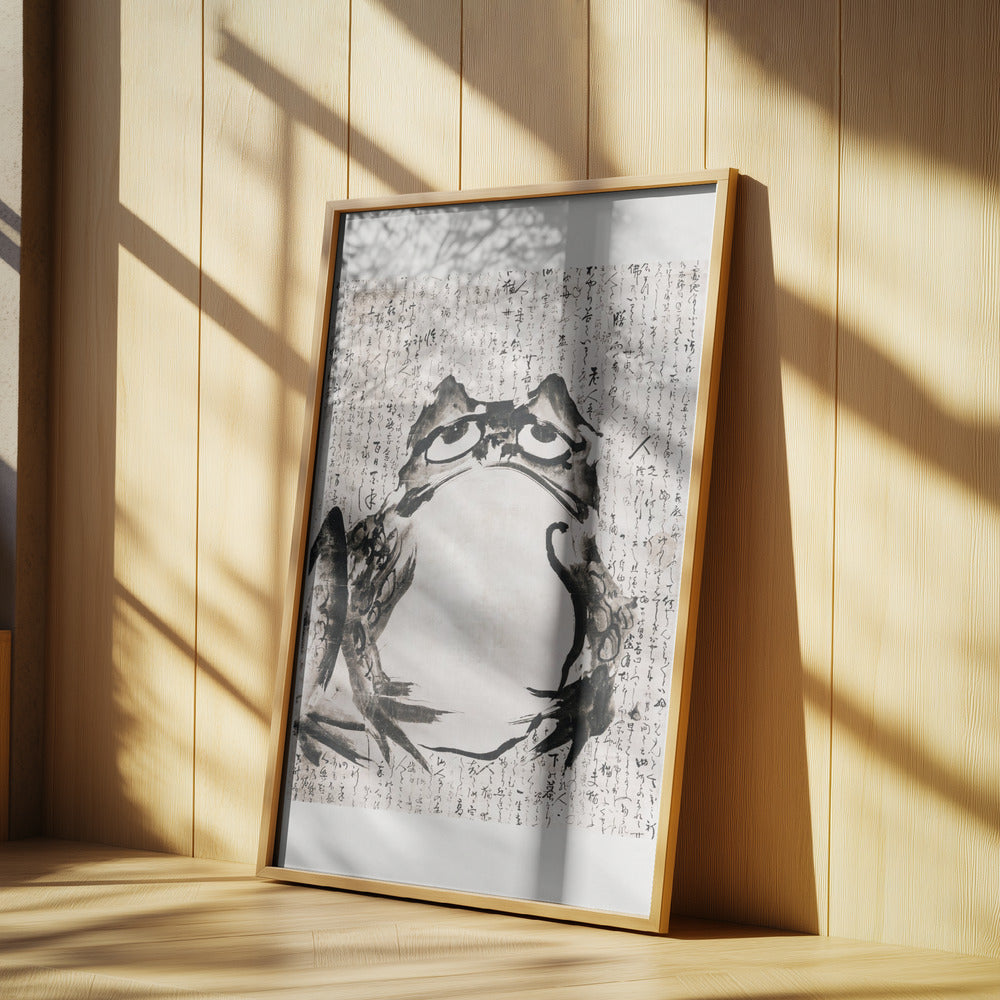 Japanese Frog (late 18th 19th Century) Poster och Canvastavla