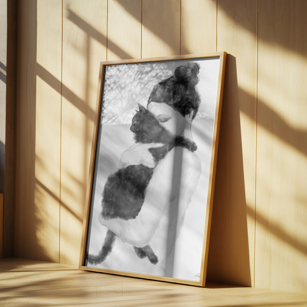 Cat Lover Poster och Canvastavla