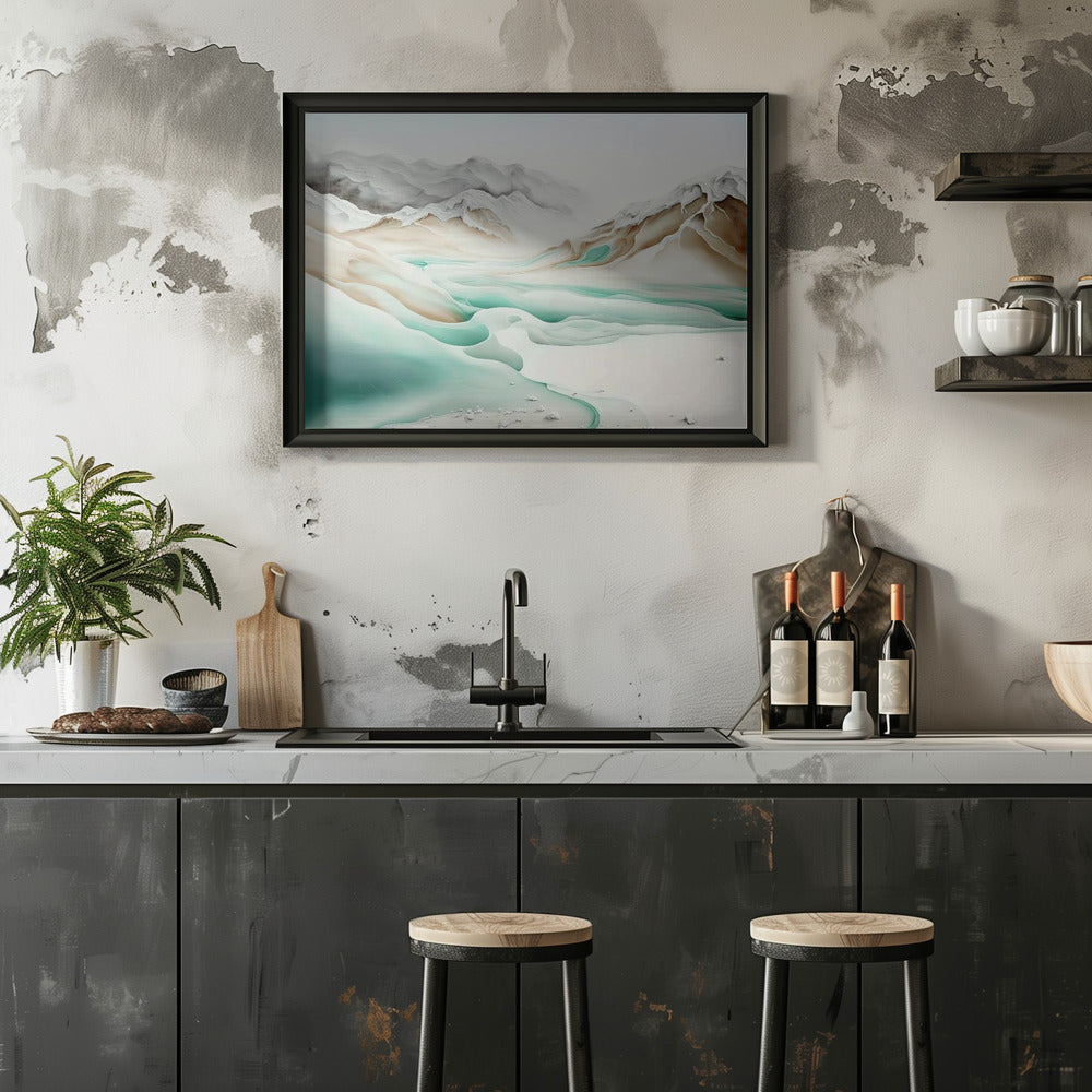 Frozen Landscape Poster och Canvastavla