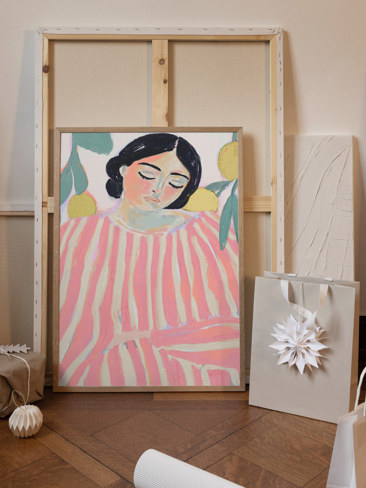 Zenandzest(versionpastelpink) Poster och Canvastavla