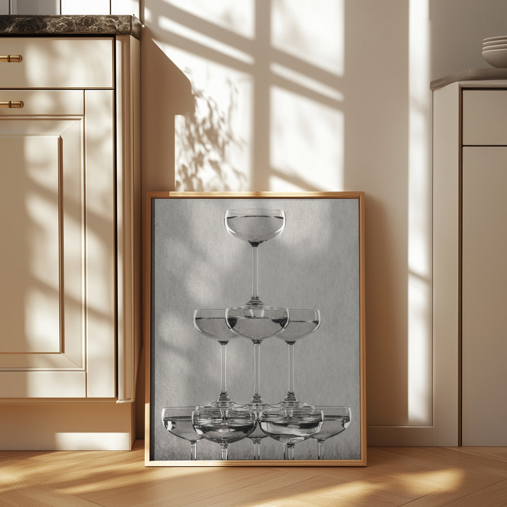 Champagne tower_9 Poster och Canvastavla