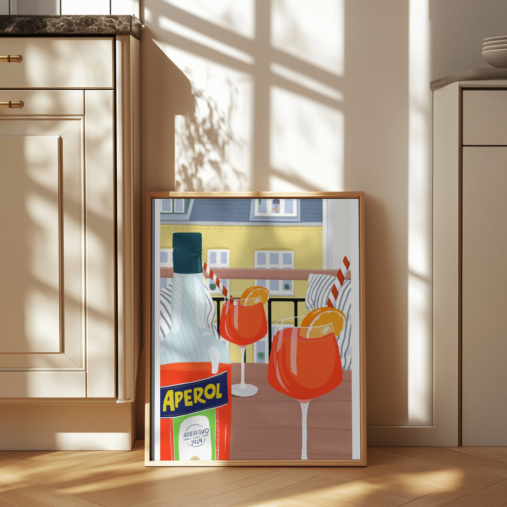 Balcony "Hygge" Poster och Canvastavla