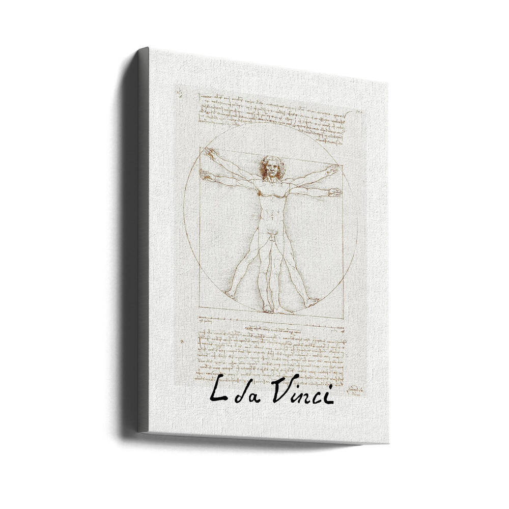 Vitruvian Man Signature Poster och Canvastavla