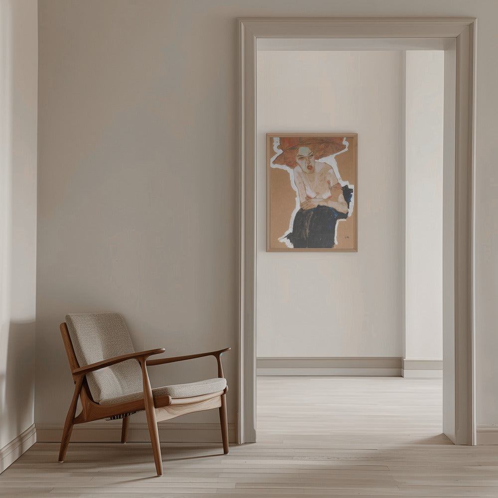 Die Hämische 1910 Poster och Canvastavla