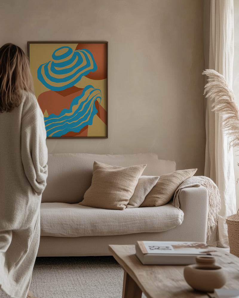 The Blue Sarong Poster och Canvastavla