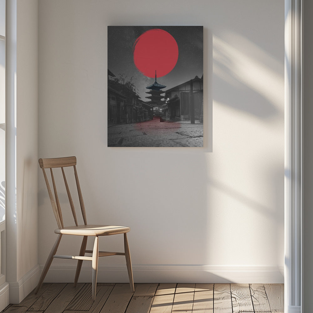 Lonely Temple Poster och Canvastavla