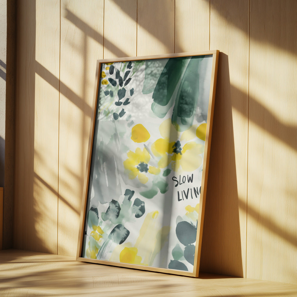 Slowliving Poster och Canvastavla