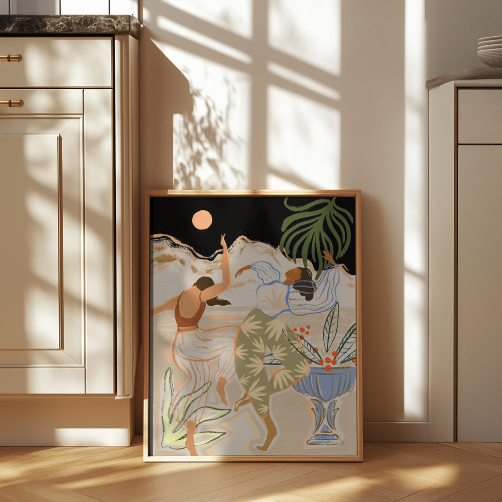 Moonlightdance Poster och Canvastavla