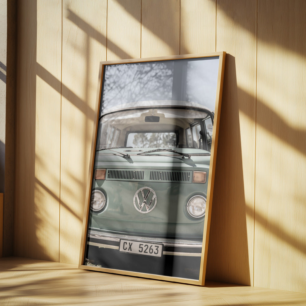Vw Kombi Poster och Canvastavla