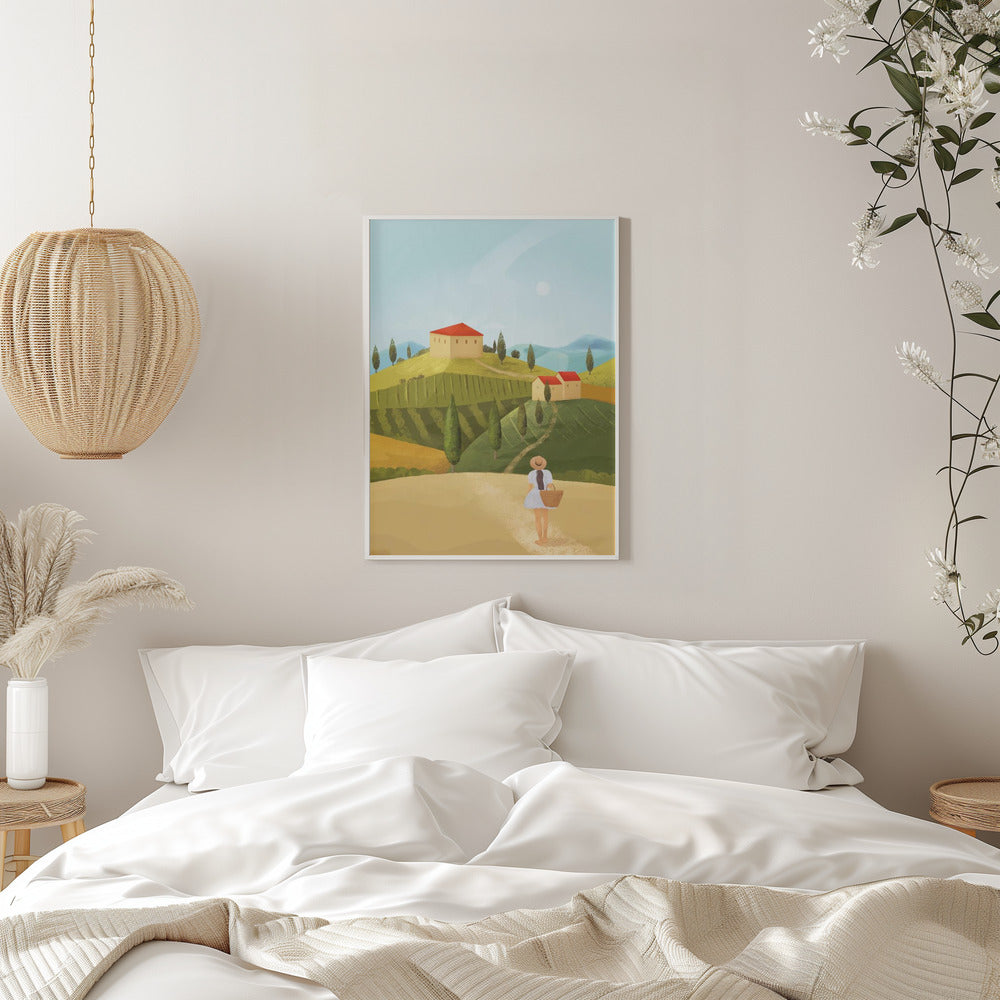 Tuscany Poster och Canvastavla