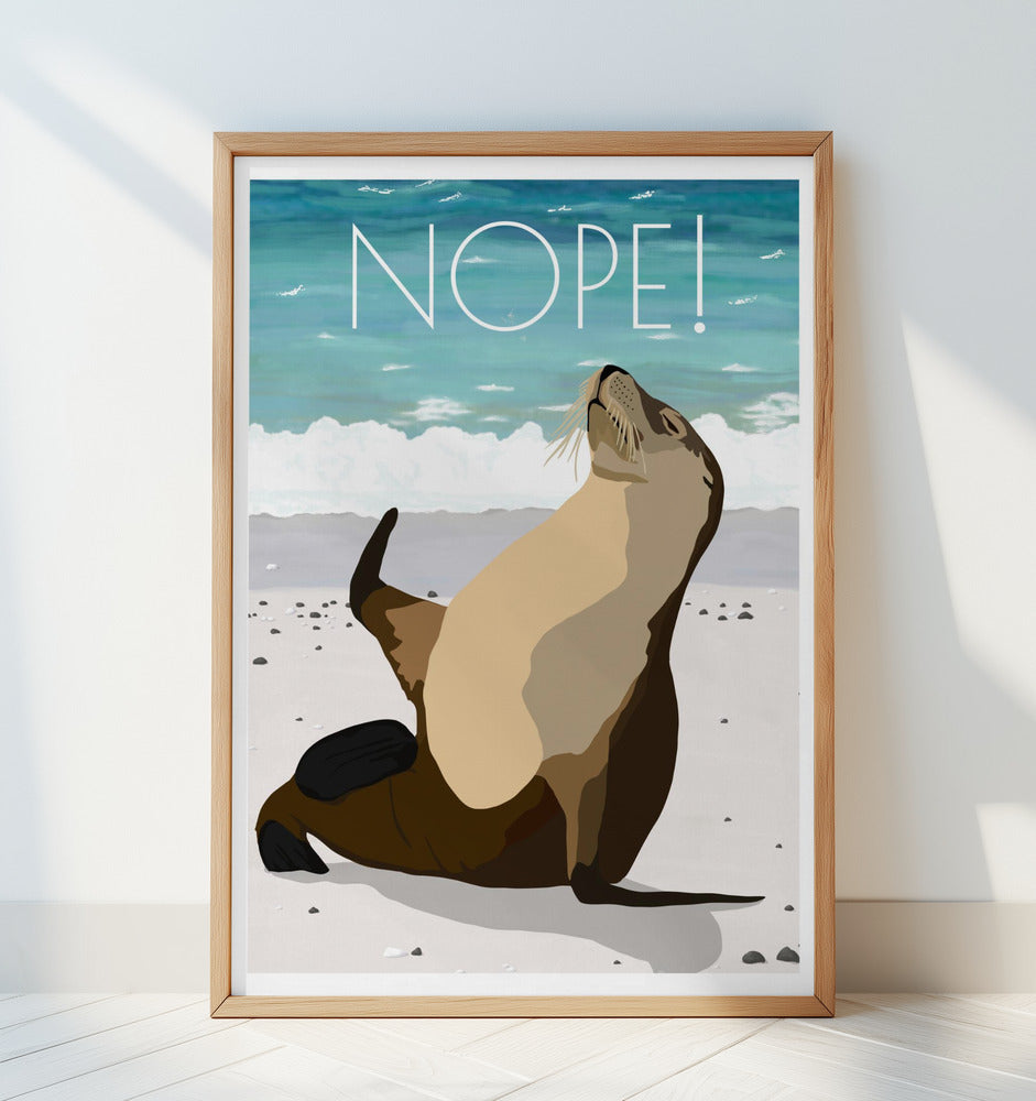 Nope! Poster och Canvastavla